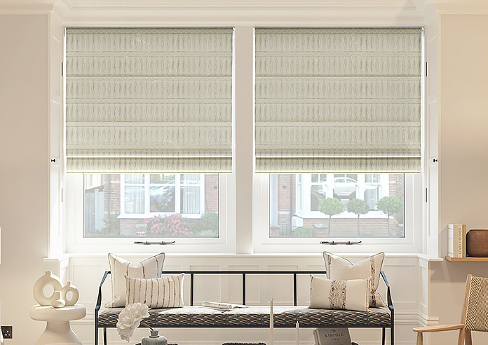 Nazca, Ivory - Twist&Fit Roman Blind - Image 3